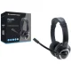 Conceptronic POLONA01B USB austiņas ar mikrofonu, melnas