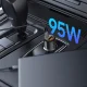 Tech-Protect CC03 auto lādētājs 95W 2-Port USB-A un USB-C, melns