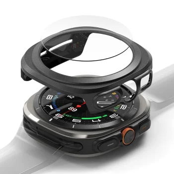Ringke Slim vāciņš un aizsargstikls Samsung Galaxy Watch Ultra 47mm, Melns