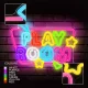 Forever Light FPNE39 PLAYROOM LED neona zīme daudzkrāsaina