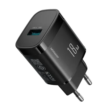 Sienas lādētājs Joyroom JR-TF4 18W USB-A, melns