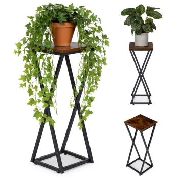 ModernHome Loft stila grīdas ziedu statīvs, 61 cm