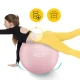 4FIZJO vingrošanas un rehabilitācijas bumba 75 cm ar sūkni, rozā