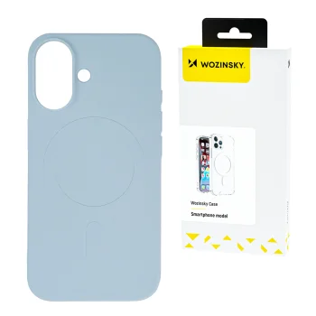 Wozinsky Silicone Case MagSafe silikona vāciņš Samsung Galaxy S25+, zils