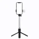 Selfijstienis un statīvs WH1YXS 103 cm ar LED apgaismojumu un pulti, melns