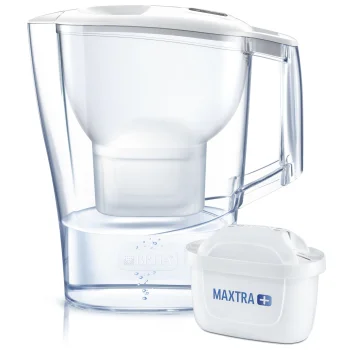 Ūdens filtra krūze Brita Aluna 2.4 l ar MAXTRA PRO ALL-IN-1 kārtridžu, balta