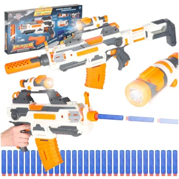 Blaster Modular 4in1 rotaļu ierocis ar 30 putu šautriņām