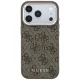 Guess 4G & Big Resin Logo vāciņš priekš iPhone 17 Pro / 18 Pro, brūns