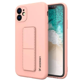 Wozinsky Kickstand Case vāciņš ar statīvu Samsung Galaxy A32 4G, rozā