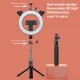 Pastāvīgās Dienas Gaismas Komplekts ar Statīvu Tripodu un Bluetooth Tālvadības Pulti (21 - 95 cm) (P40D-3) + LED...