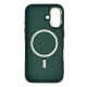 Wozinsky Fashion Case MagSafe vāciņš priekš Samsung Galaxy S24 FE, zaļš