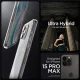 Spigen iPhone 15 Pro Max vāciņš Crystal Hybrid, caurspīdīgs