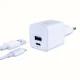 3mk Hyper GaN Charger 20W USB-C USB-A sienas lādētājs, balts
