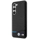BMW Leather Carbon vāciņš Samsung Galaxy S23+, melns