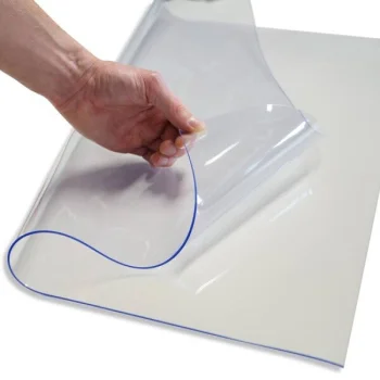 Caurspīdīga PVC plēve un tents 0.3 mm (300 mkr), platums 1.4 m