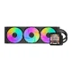 DarkFlash DV360S MAX šķidruma dzesēšanas sistēma procesoram, 3.95\" IPS, ARGB, melna