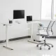 Ergo Office ER-401 W rakstāmgalds ar maināmu augstumu, 140x60cm, balts