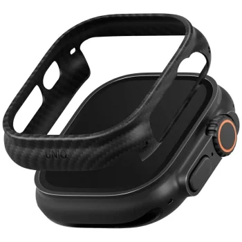 Uniq Keva Verge aizsargkorpuss Apple Watch Ultra 49mm melns
