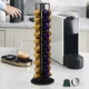 Rotējošs kafijas kapsulu statīvs Nespresso (40 gab.), melns