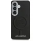Karl Lagerfeld Embossed Ring Initials MagSafe vāciņš Samsung Galaxy S26+, melns