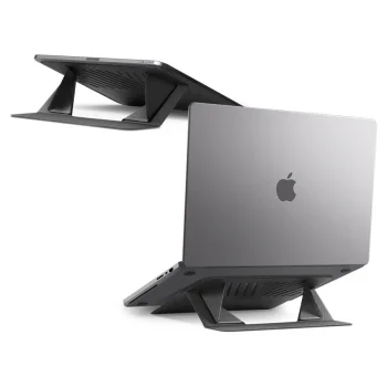 Spigen SlimFold LD201-S6 klēpjdatora statīvs līdz 14", Gray