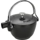Čuguna tējkanna Staub 1,15 L, apaļa, melna