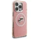 Karl Lagerfeld iPhone 16 Pro vāciņš IML Glitter MagSafe, rozā