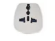 Universāls ceļojumu adapteris, UK uz EU (2-pin), Balts
