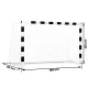Neo-Sport NS-464 Futbola vārti 180x120x60 cm, Melni/Balti