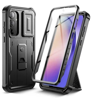 Tech-Protect Samsung Galaxy A55 5G vāciņš Kevlar Cam+, melns