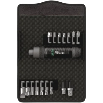 Wera 2090/17 trieciena skrūvgrieža komplekts, 17 daļas