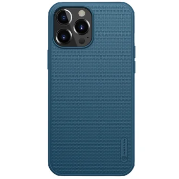 Nillkin Super Frosted Shield vāciņš iPhone 13 Pro Max, zils