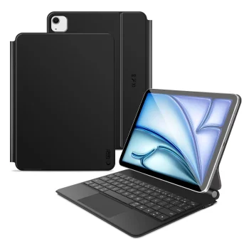 Tech-Protect Smartcase Magnetic planšetdatora vāciņš ar tastatūru iPad Air 10.9 / 11, Black