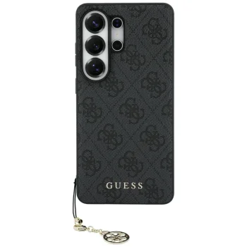 Guess 4G Classic Logo Charm MagSafe vāciņš Samsung Galaxy S26 Ultra, melns