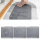 Ātri Žūstošs Vannas Istabas Paklājs, Pelēks | Quick-Dry Bathroom Mat