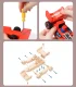 Bakalu koka Formula 1 konstruktors krāsošanai, 3 gab. + krāsas DIY