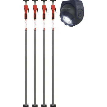 Bessey STE300-SET-SL teleskopiskais griestu un montāžas balsts ar LED gaismekli (1700-3000 mm)