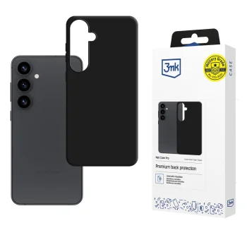 3mk Matt Case Pro vāciņš Samsung Galaxy S25, Matēti melns