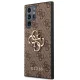 Guess Samsung Galaxy S22 Ultra vāciņš 4G Big Metal Logo, brūns