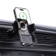 Dudao F19 auto tālruņa turētājs ar 15W bezvadu lādētāju, melns