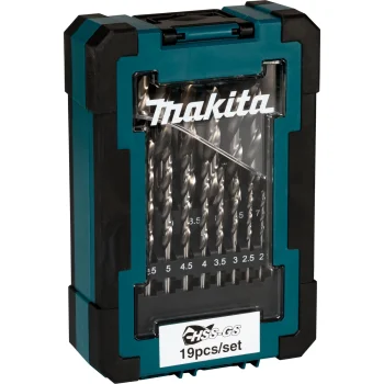 Metāla urbju komplekts Makita D-78352 HSS-GS, 19 gab. (1.0–10.0 mm)
