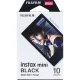 Fujifilm instax mini fotopapīrs, melns rāmis, 10 gab.