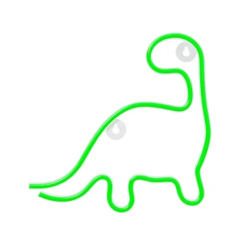 Neolia NNE01 LED neona dekoratīvā lampa Dinozaurs, zaļa