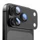 Tech-Protect Camfull Fit+ kameras aizsargstikls iPhone 17 Pro Max, tumši zils