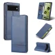Google Pixel 6 Pro AZNS Leather Stand Case Cover with Card Slots, Blue | Telefona Maciņš Vāciņš Apvalks Grāmatiņa