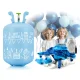 Ricokids hēlija balons 0,20 m3 ar baloniem un lenti