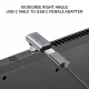 Tech-Protect Ultraboost AA02 USB-C leņķa adapteris, pelēks