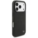 Mercedes Leather Large Laurel Leave MagSafe vāciņš priekš iPhone 17 Pro, melns