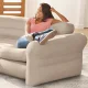 Intex Piepūšamais stūra dīvāns 4 personām 257x203x76 cm, Bēšs