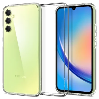 Samsung Galaxy A34 (SM-A346) Spigen Ultra Hybrid Case Cover, Crystal Clear | Telefona Vāciņš Maciņš Maks Apvalks...